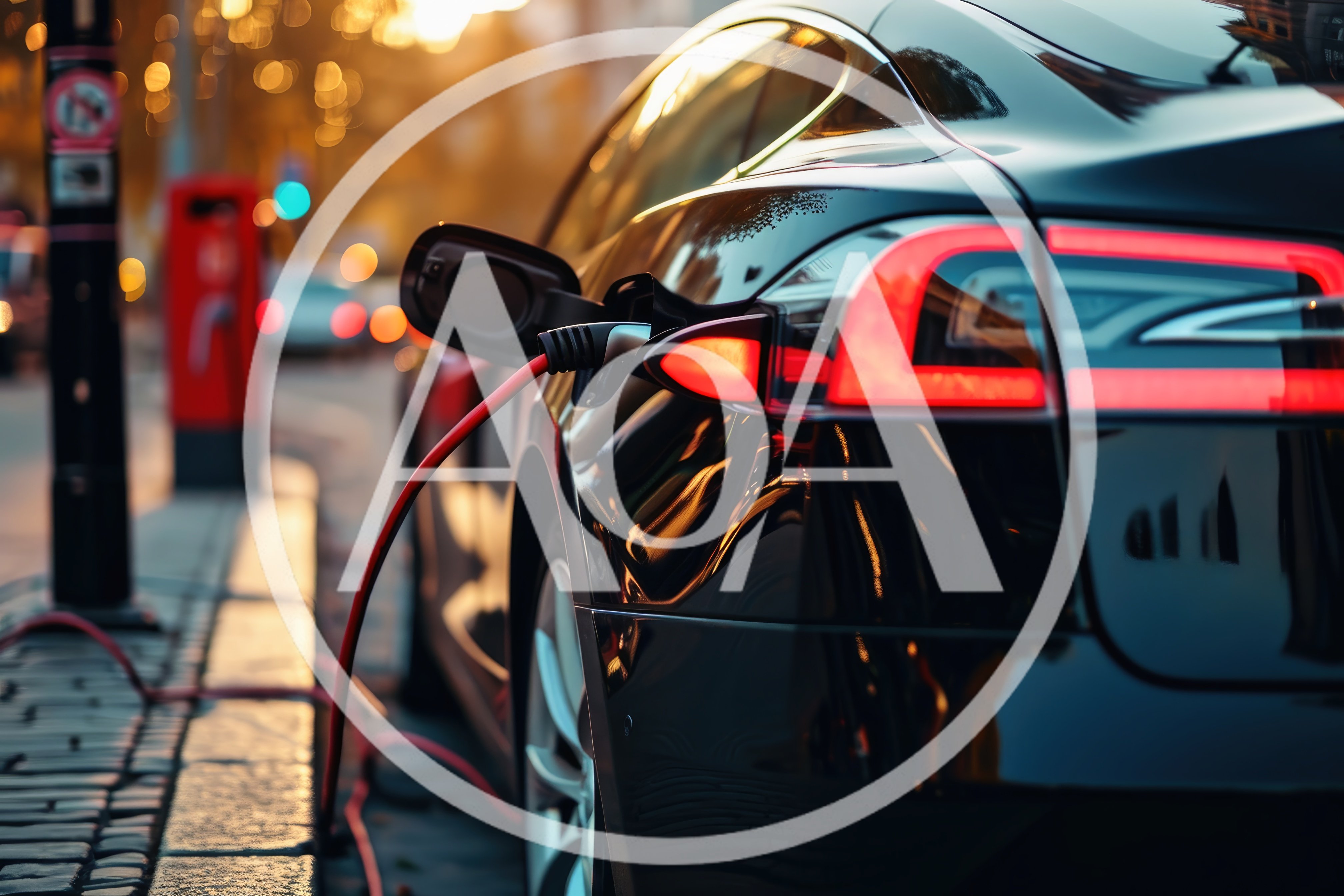 Electric Vehicle Charging At An Urban Street Station