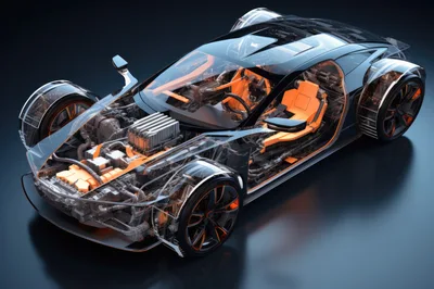 Transparent Concept Supercar With Visible Internal Engineering