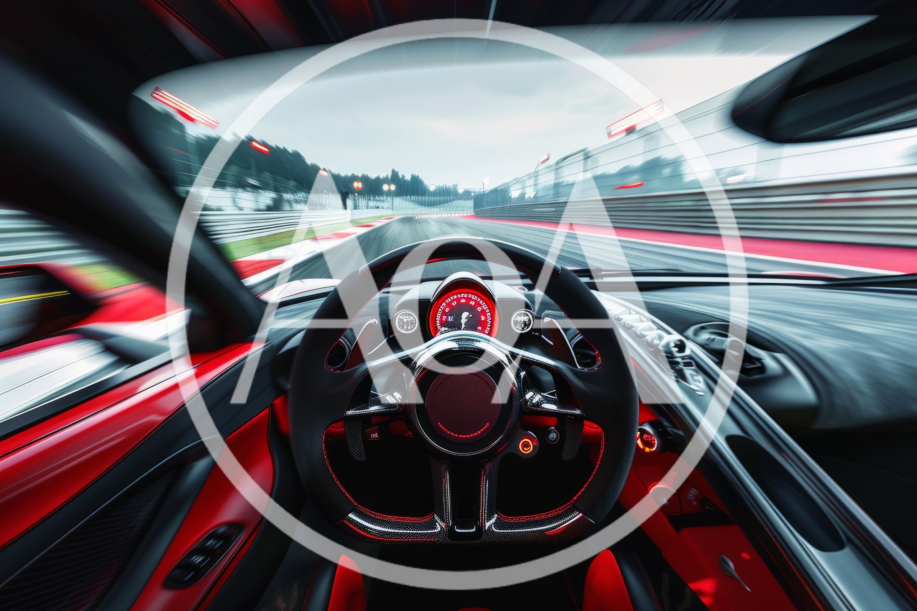 First Person View Driving A High Performance Sports Car