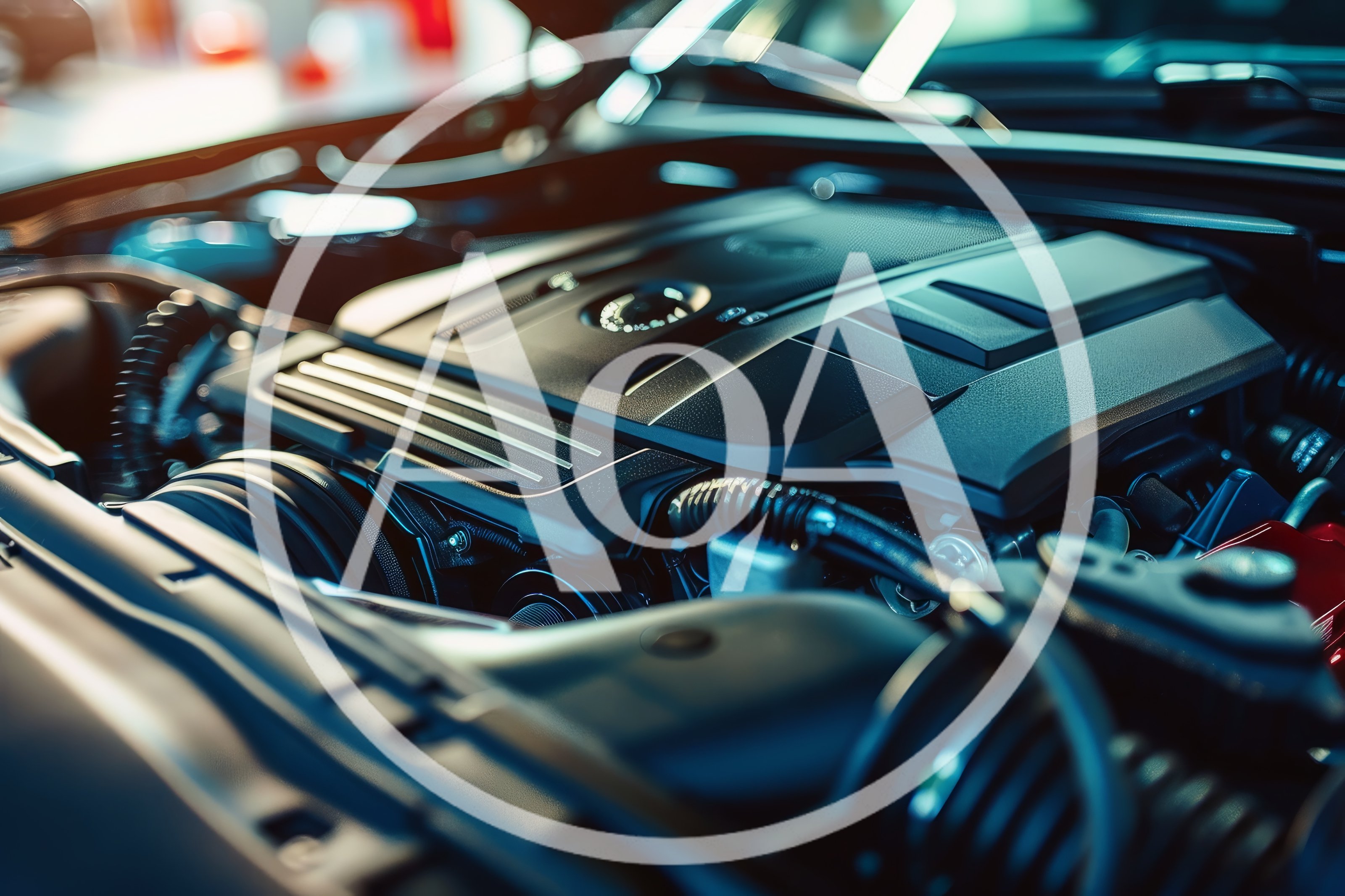 Modern Car Engine Bay Under The Hood