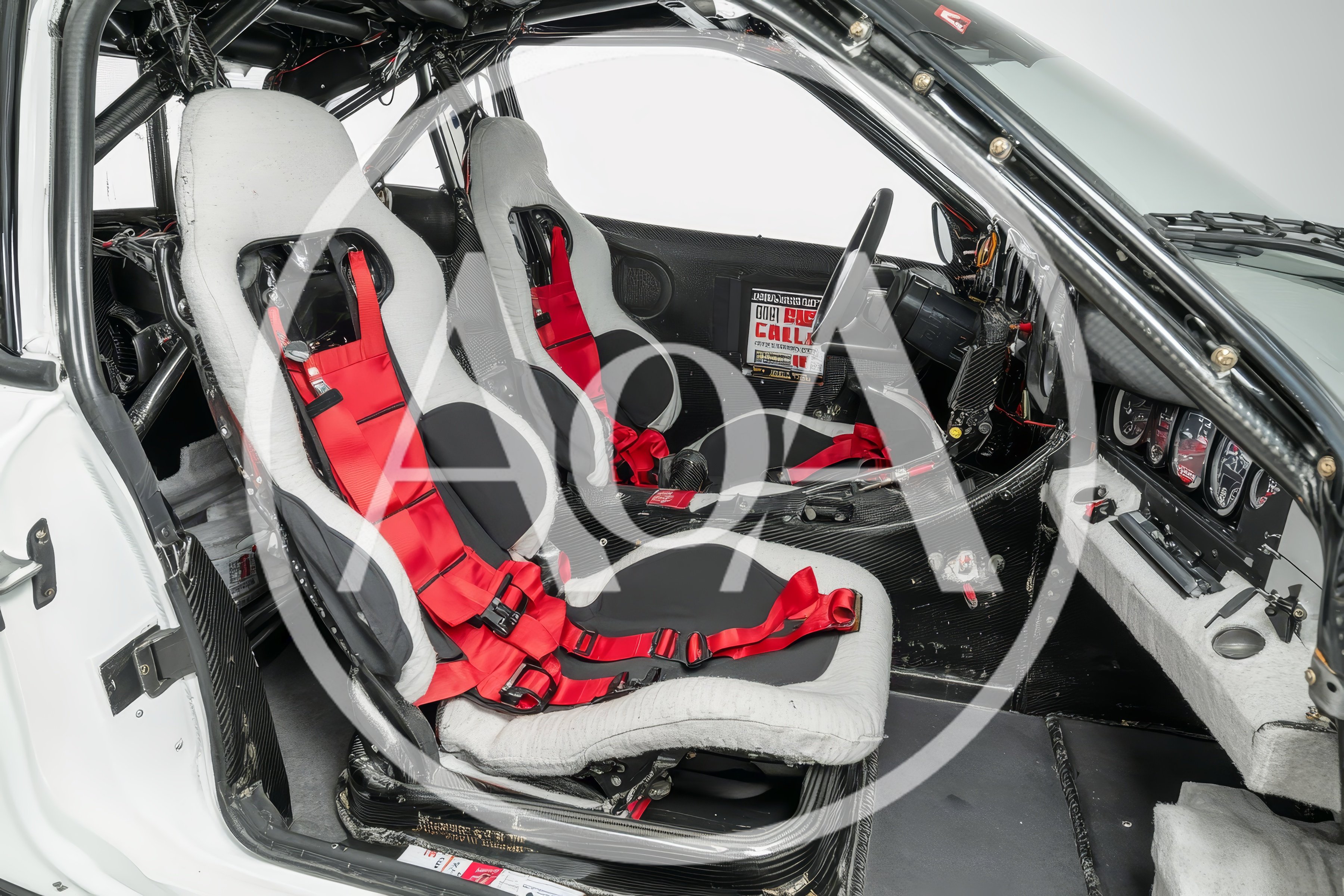 Interior View Of A Custom Racing Car Cockpit
