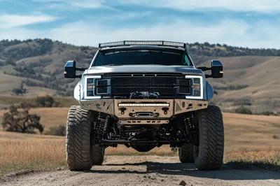 Custom Lifted Ford Super Duty Truck Off-Road