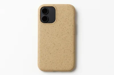 Beige Speckled Eco Friendly Smartphone Case
