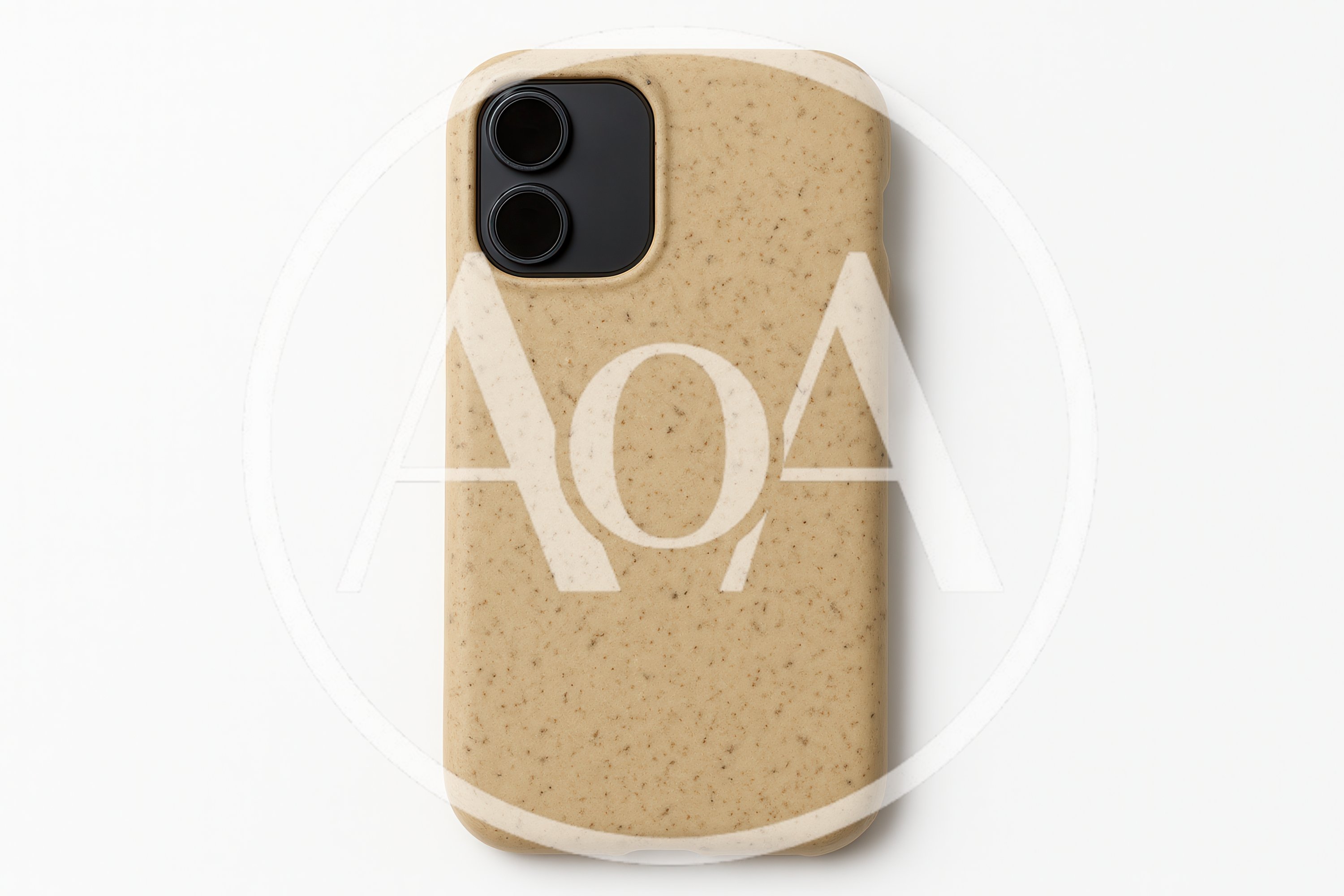Beige Speckled Eco Friendly Smartphone Case