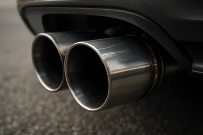 Dual Stainless Steel Car Exhaust Pipes