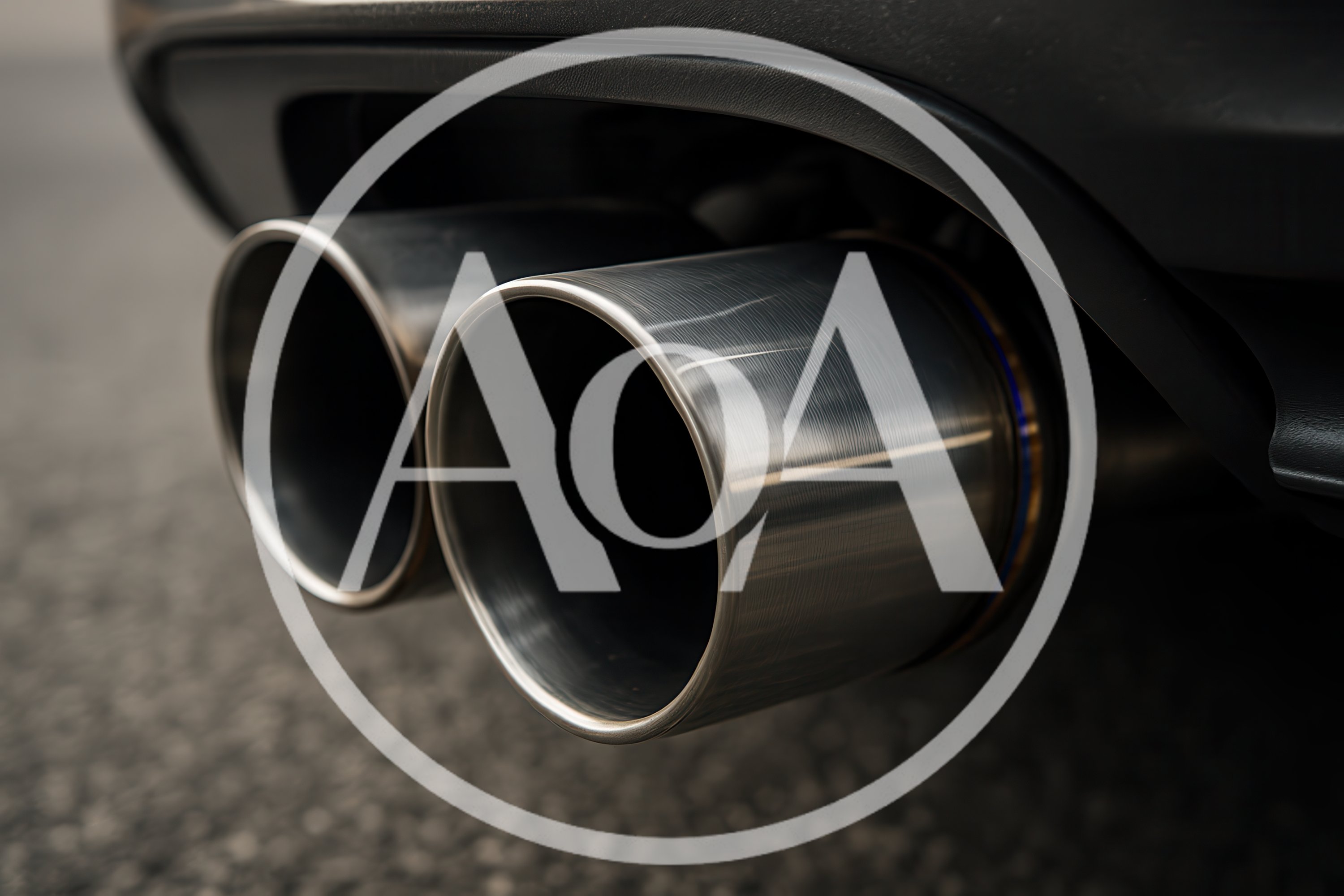 Dual Stainless Steel Car Exhaust Pipes