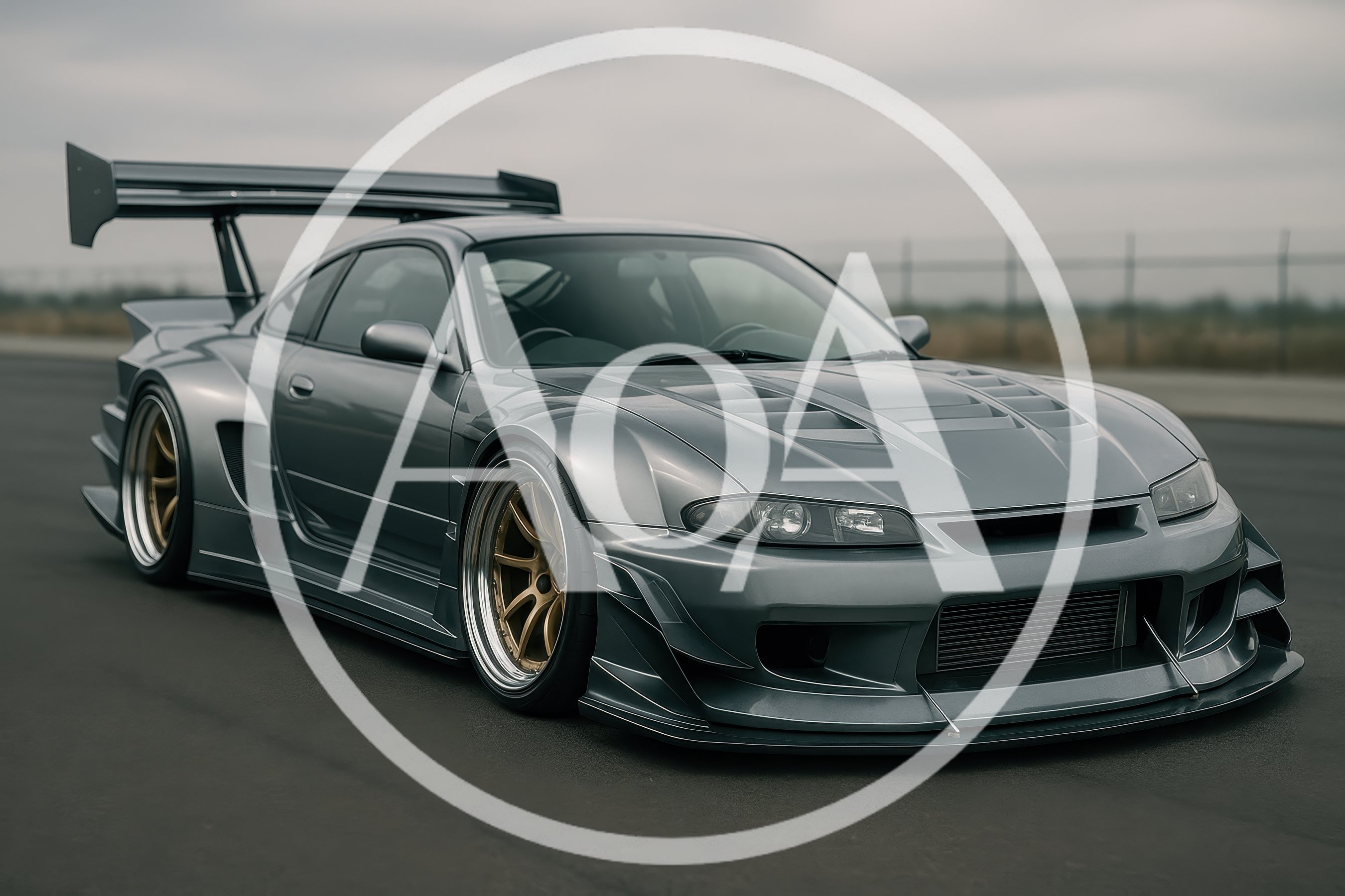 Modified Nissan Silvia S14 Sports Car