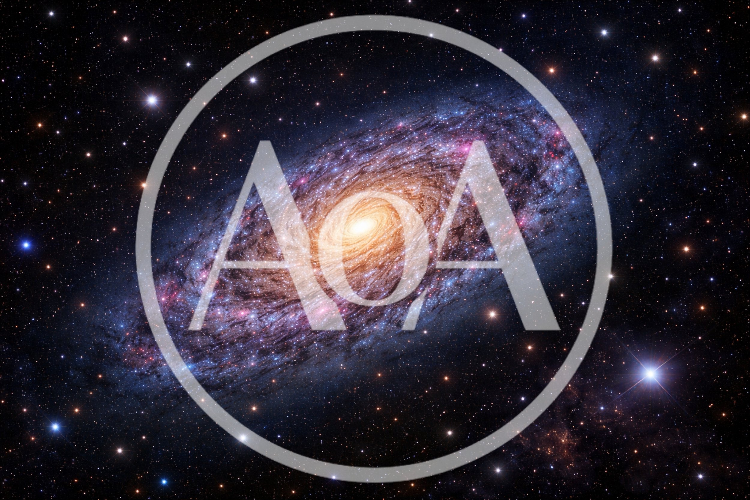 Spiral Galaxy In Deep Space