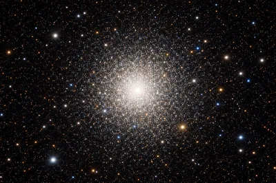 Dense Globular Star Cluster In Deep Space