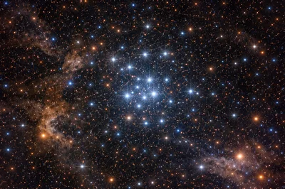 Stunning View Of The Pleiades Star Cluster