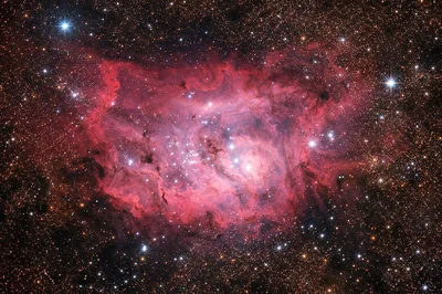 Lagoon Nebula Deep Space Astronomical View