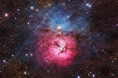 Trifid Nebula Deep Space Astronomical Photography