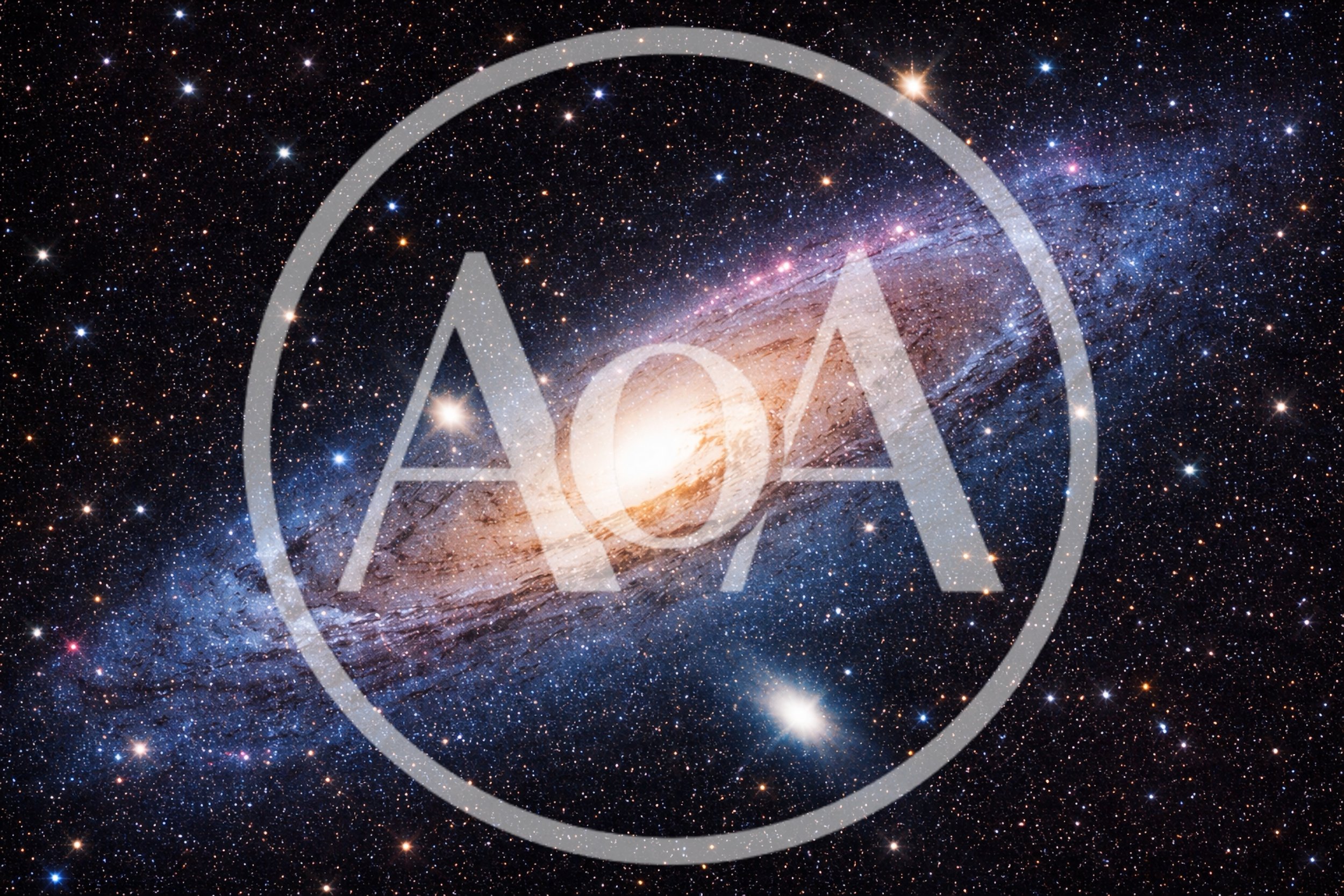 Andromeda Galaxy Spiral Structure In Deep Space