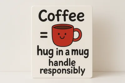 Coffee Hug In A Mug Sign