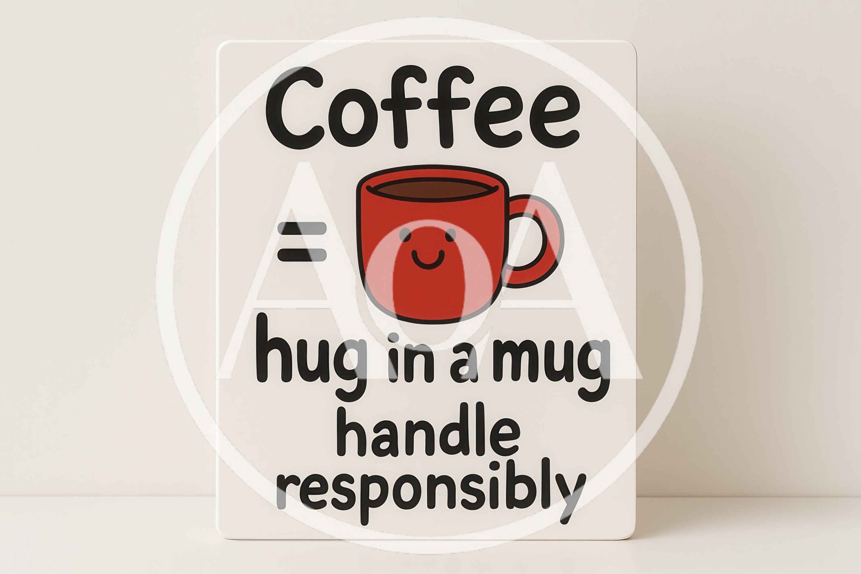 Coffee Hug In A Mug Sign