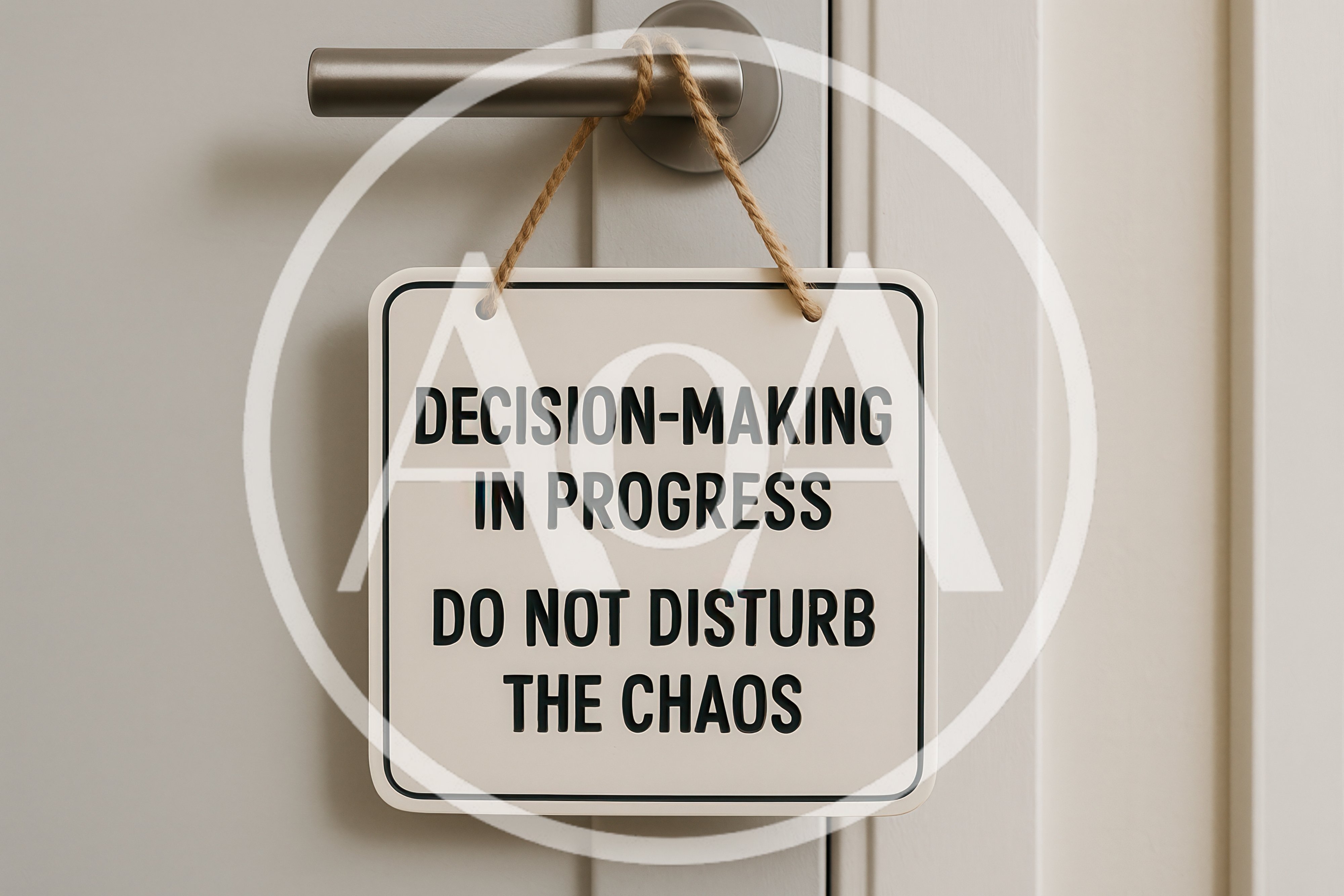 Do Not Disturb Sign Hanging On A Door Handle