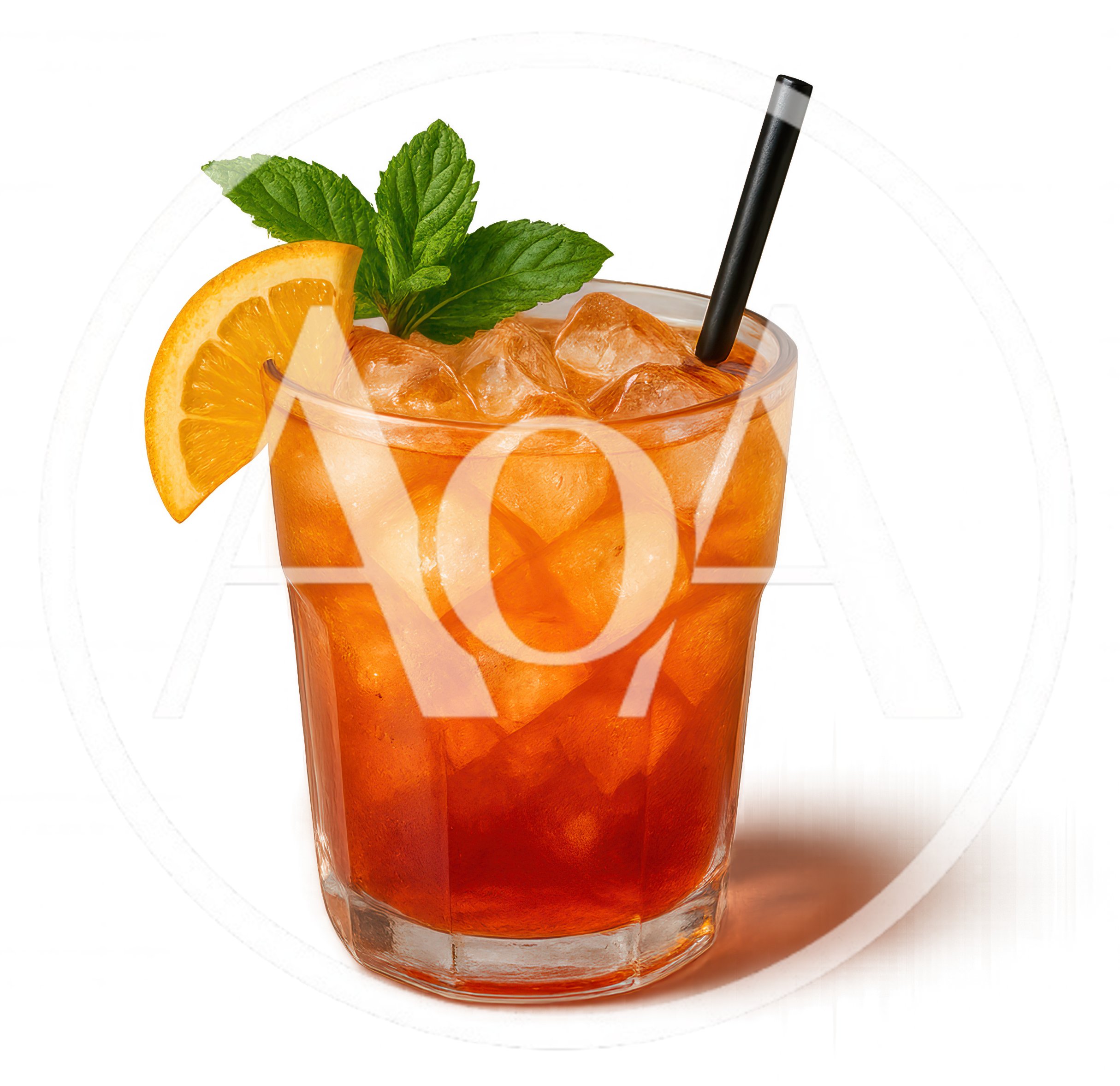 Refreshing Aperol Spritz Cocktail With Orange And Mint