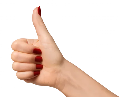 Woman Hand Showing Thumbs Up Gesture