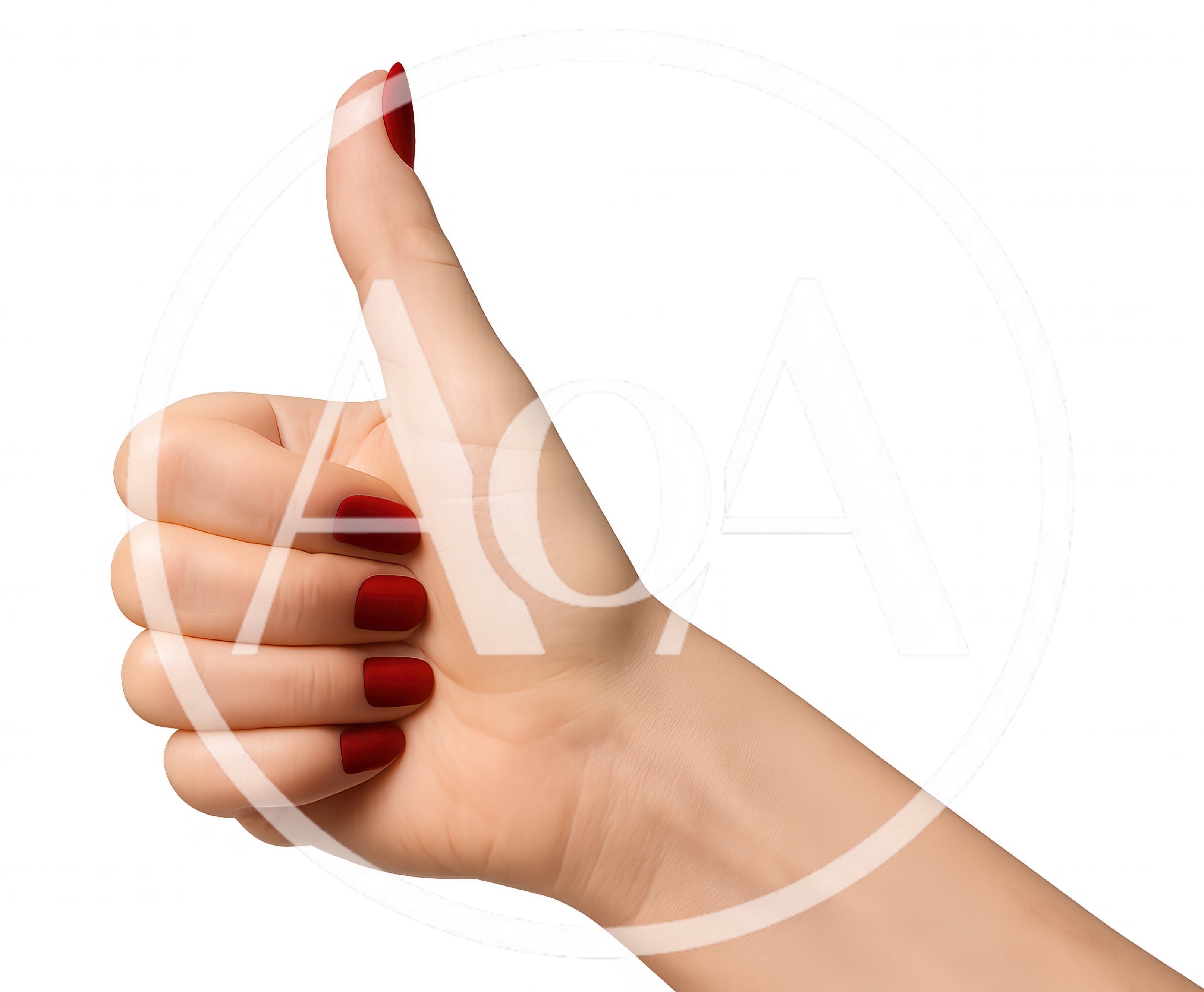 Woman Hand Showing Thumbs Up Gesture