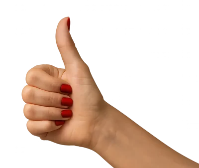 Woman Hand Showing Thumbs Up Gesture