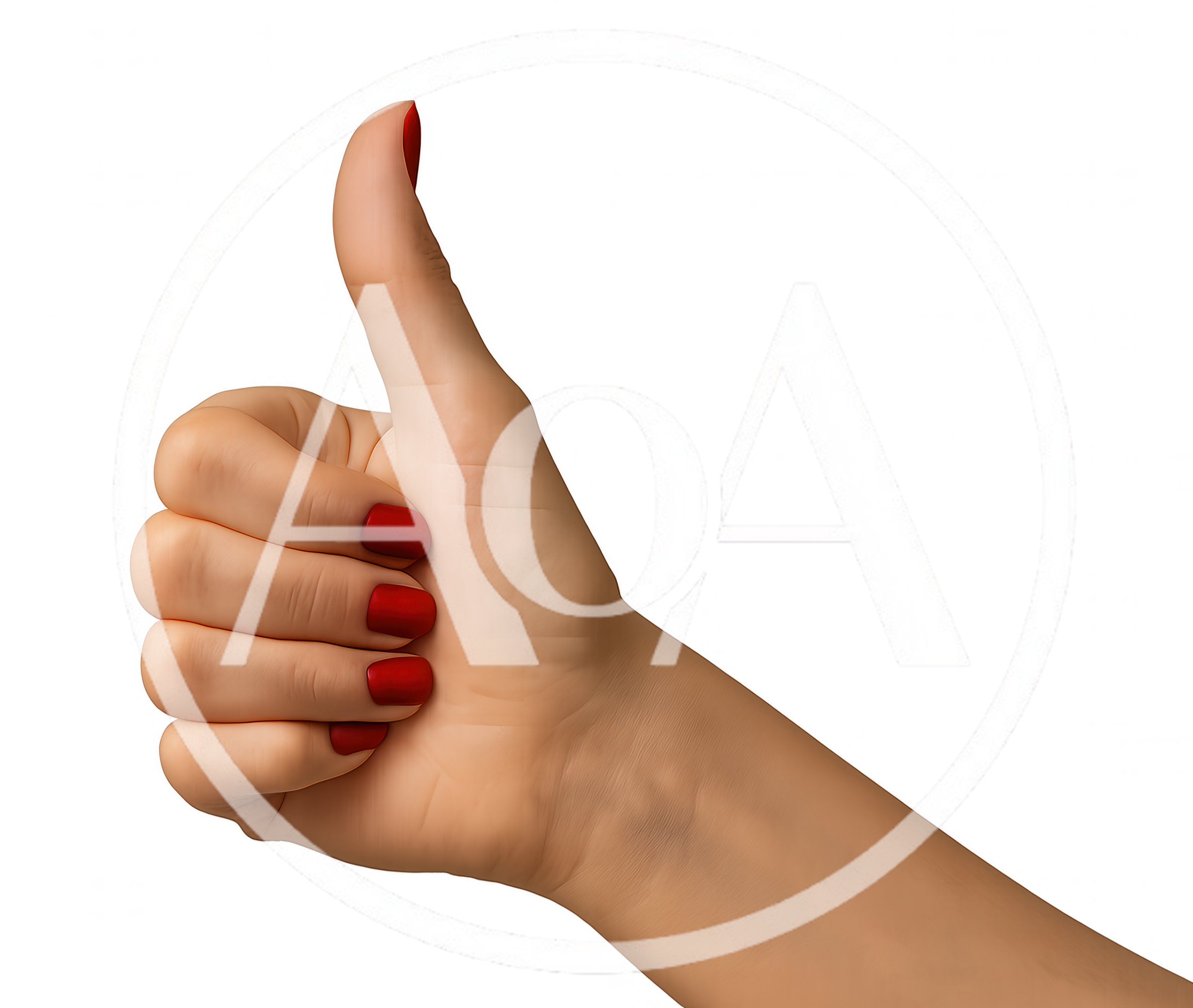 Woman Hand Showing Thumbs Up Gesture