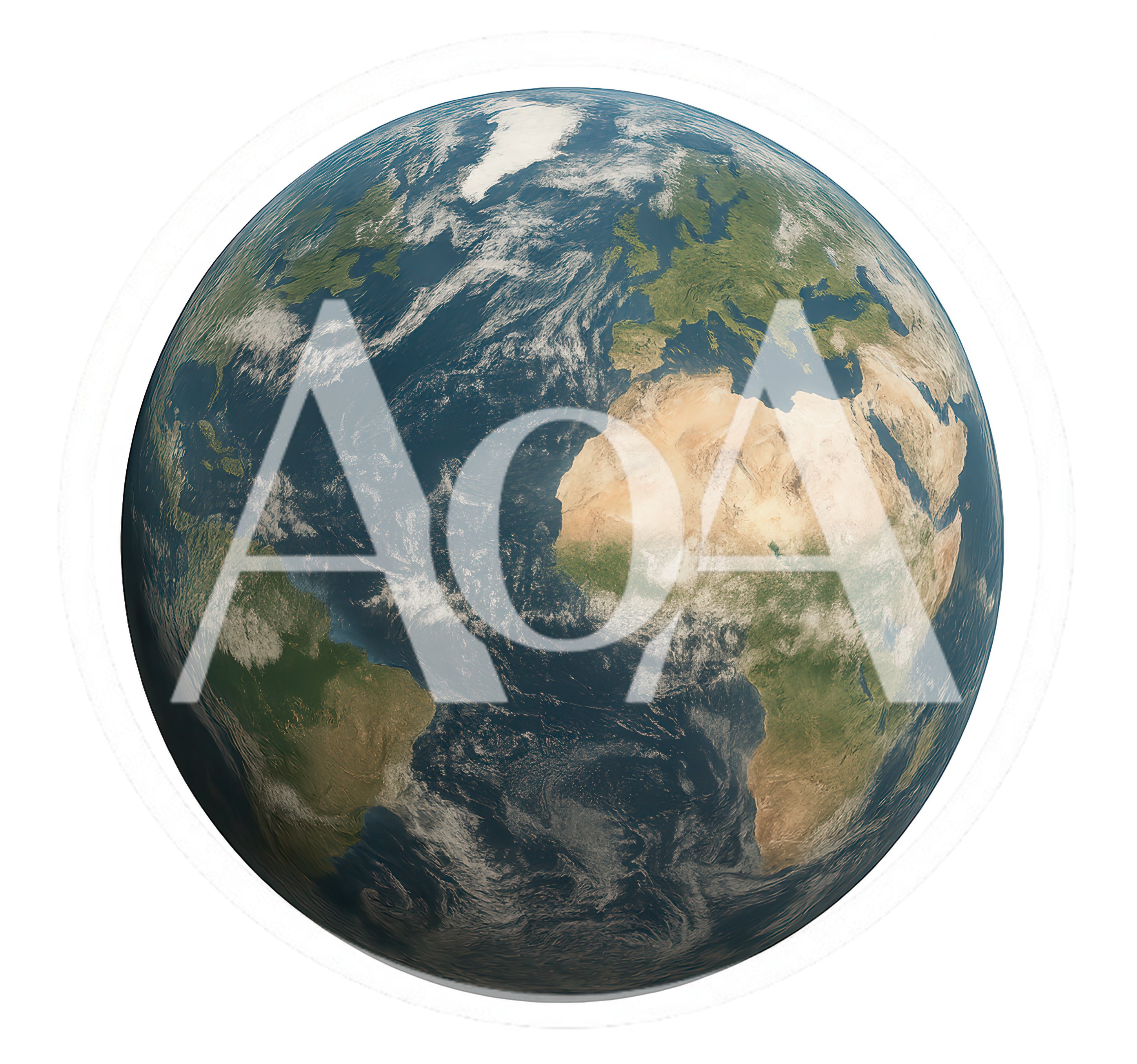 Photorealistic Earth Globe Rotating In Deep Space