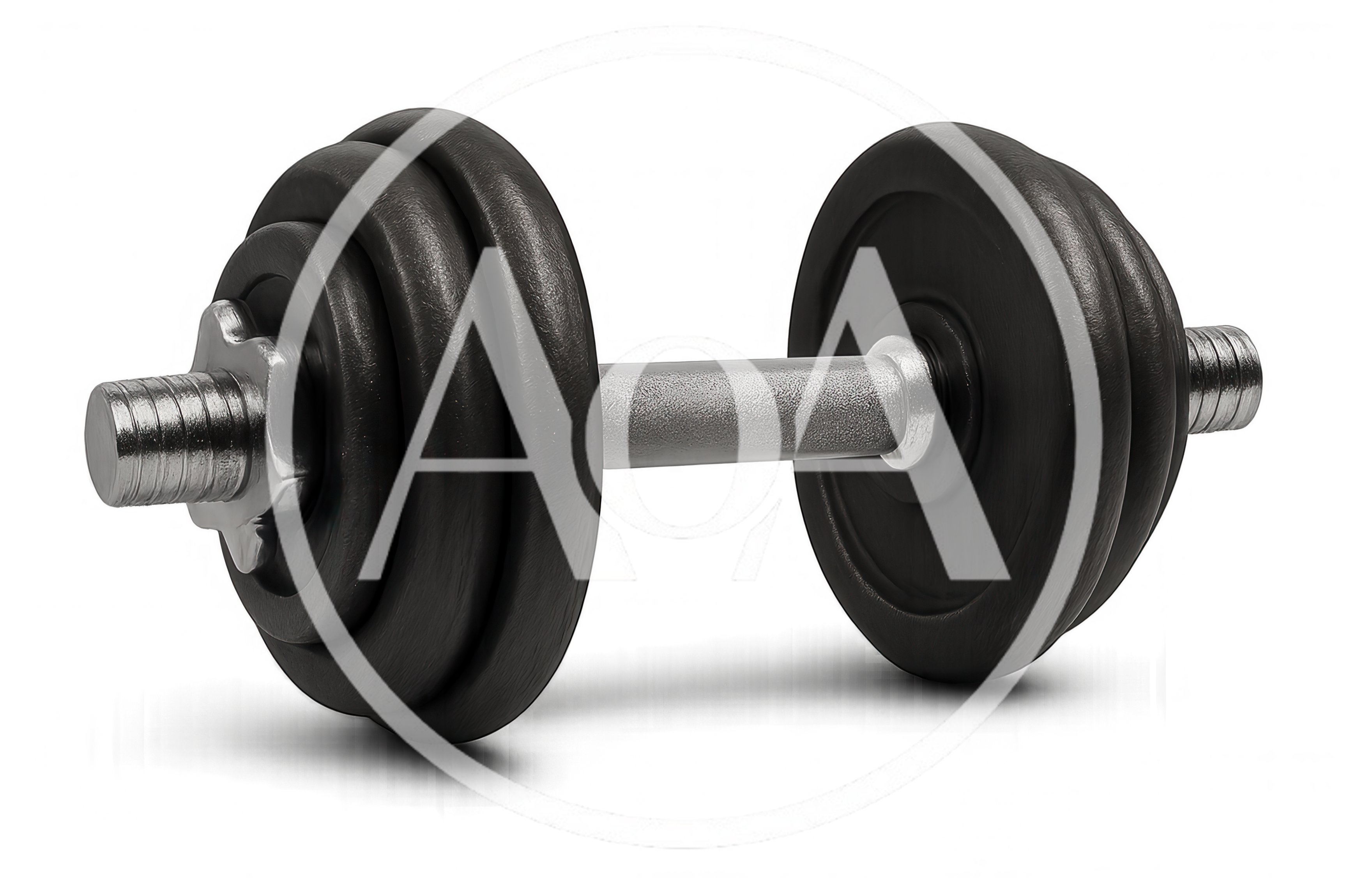 Adjustable Black Dumbbell With Metal Handle