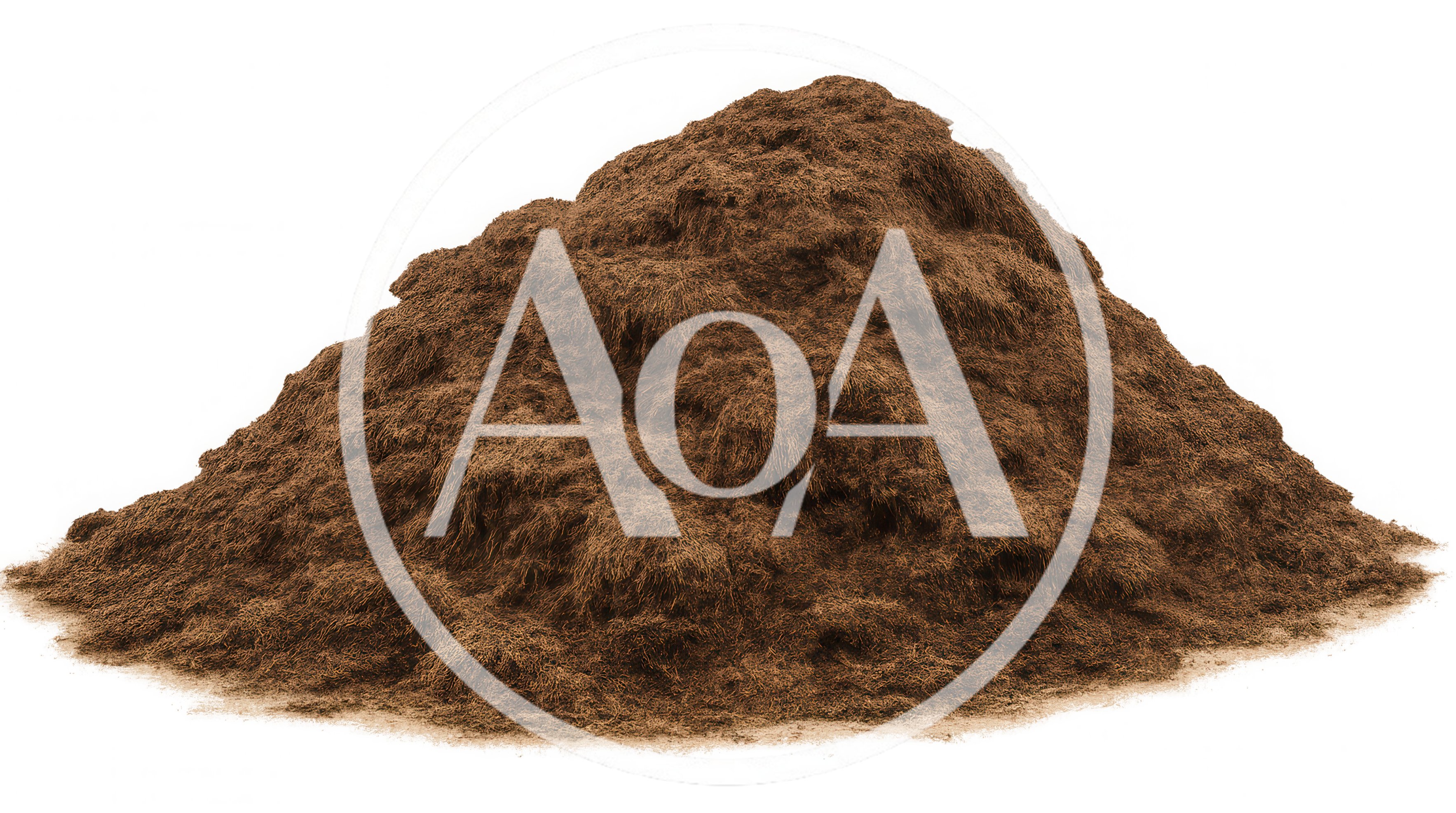 Large Pile Of Brown Organic Peat Moss