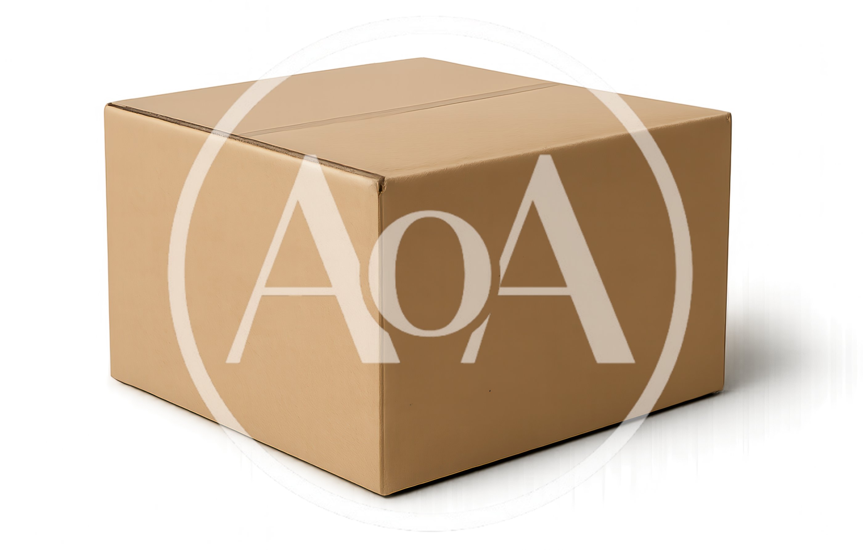 Closed Brown Cardboard Shipping Box