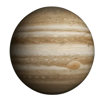 Detailed View Of The Planet Jupiter In Space