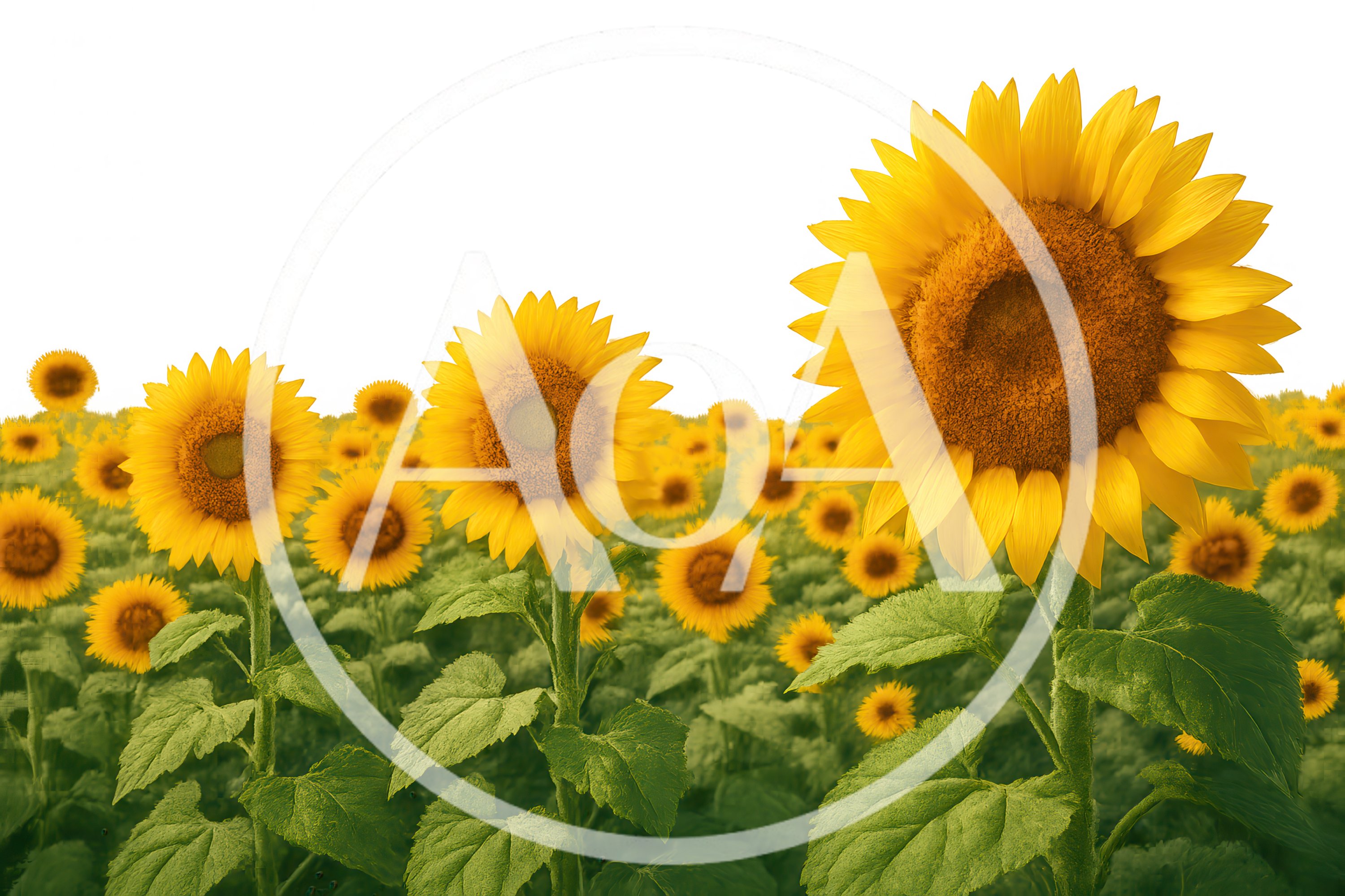 Vibrant Sunflowers Blooming In A Sunny Field