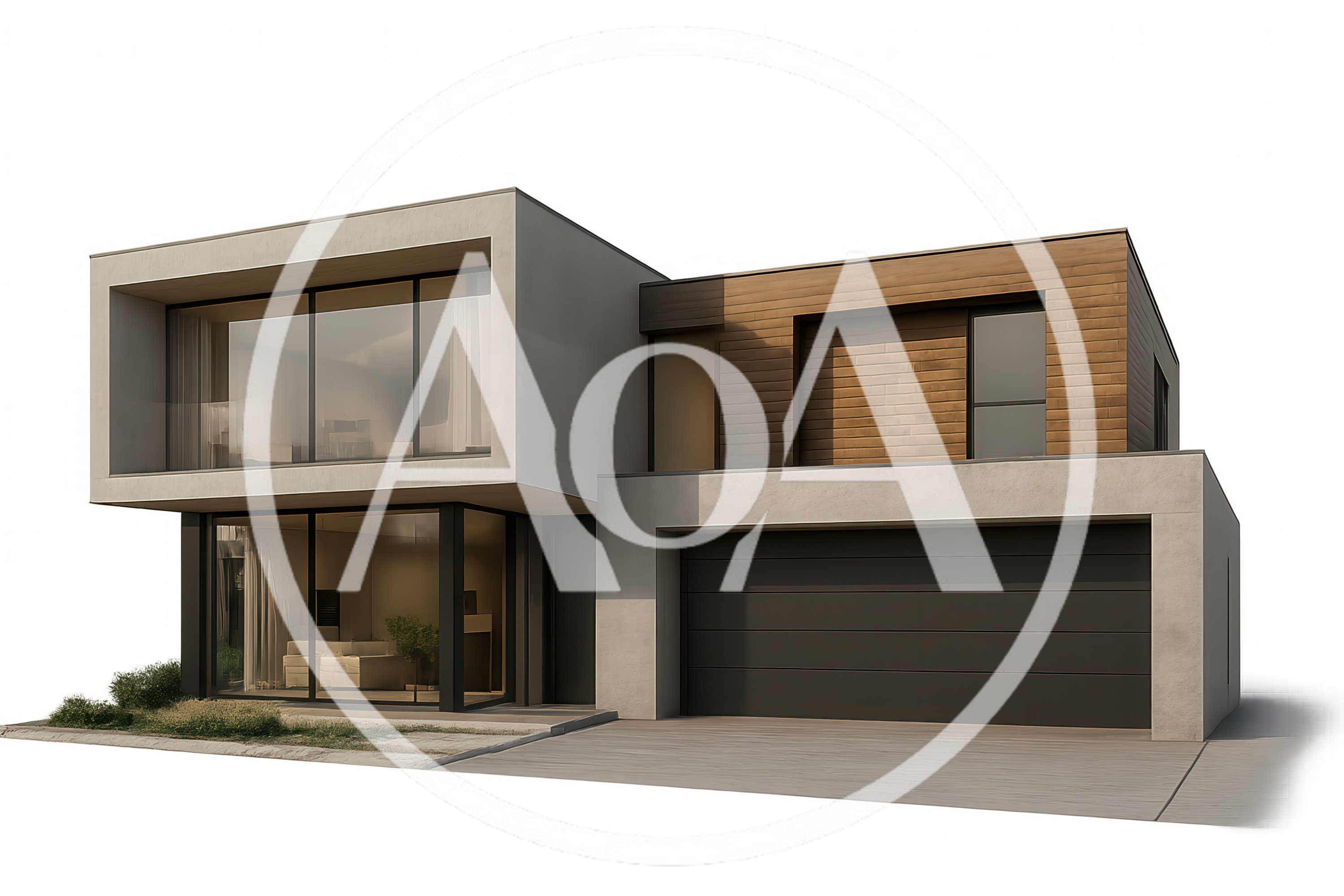 Modern Two Story Luxury House Exterior