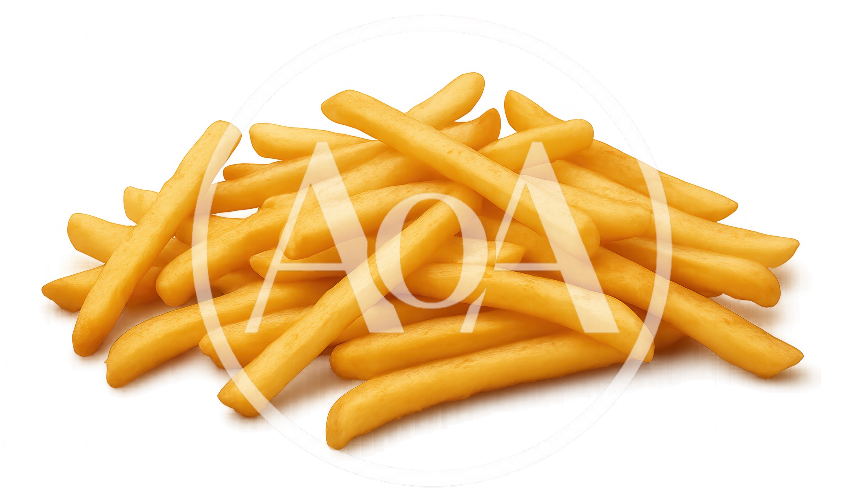 Pile Of Golden Crispy French Fries