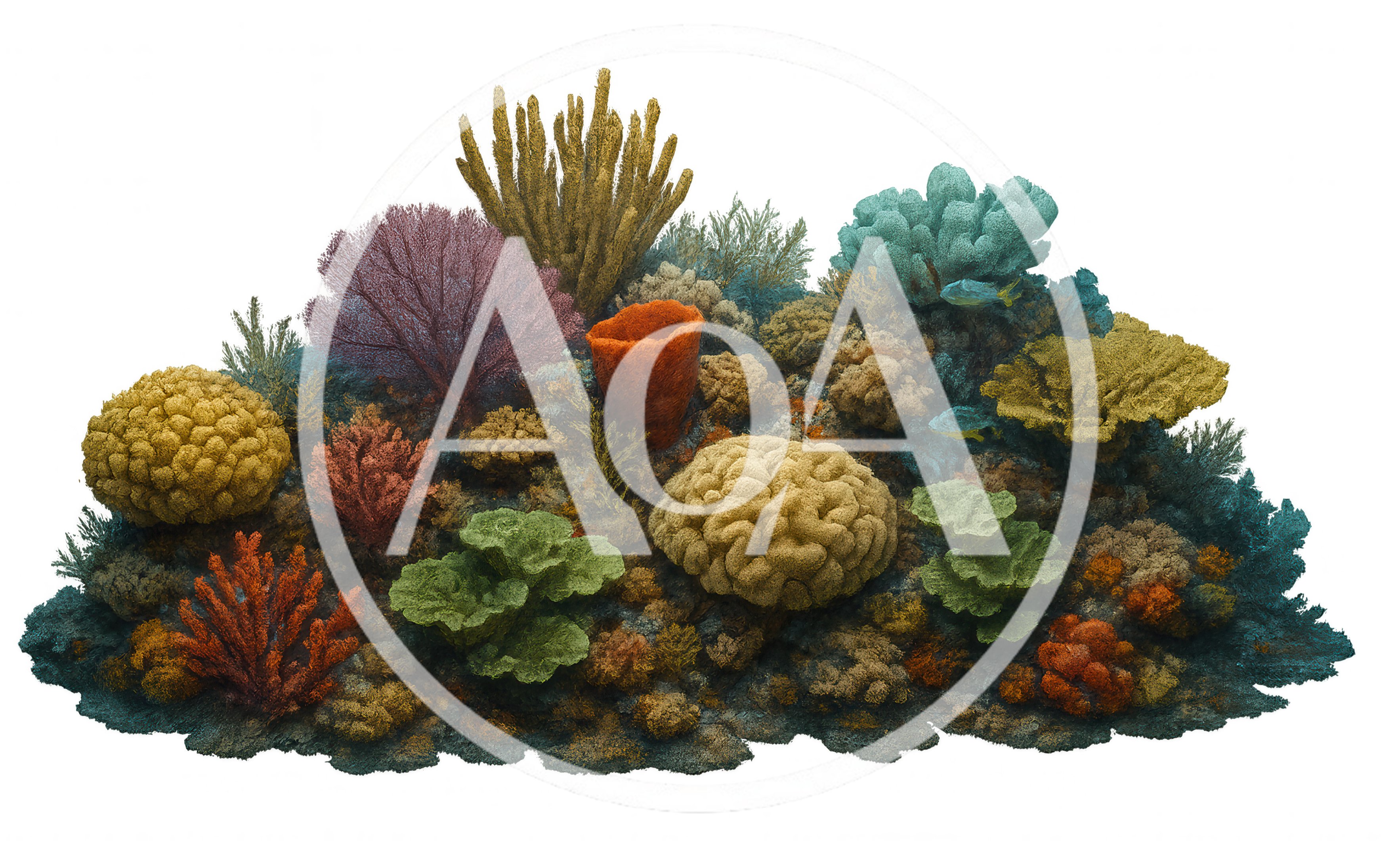 Vibrant Coral Reef Ecosystem With Diverse Marine Life