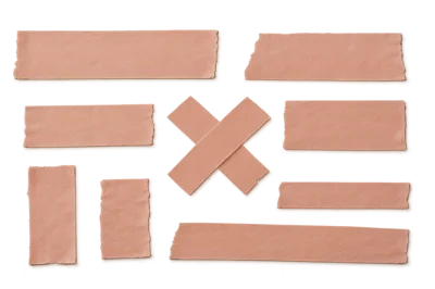 Set Of Various Adhesive Tape Strips