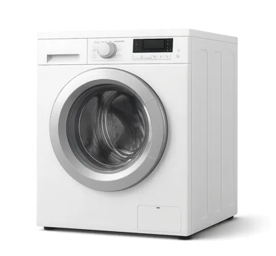 Modern White Front Loading Washing Machine