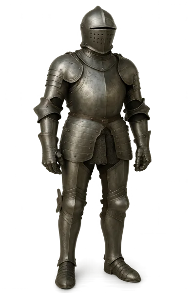 Full Suit Of Medieval Steel Plate Armor