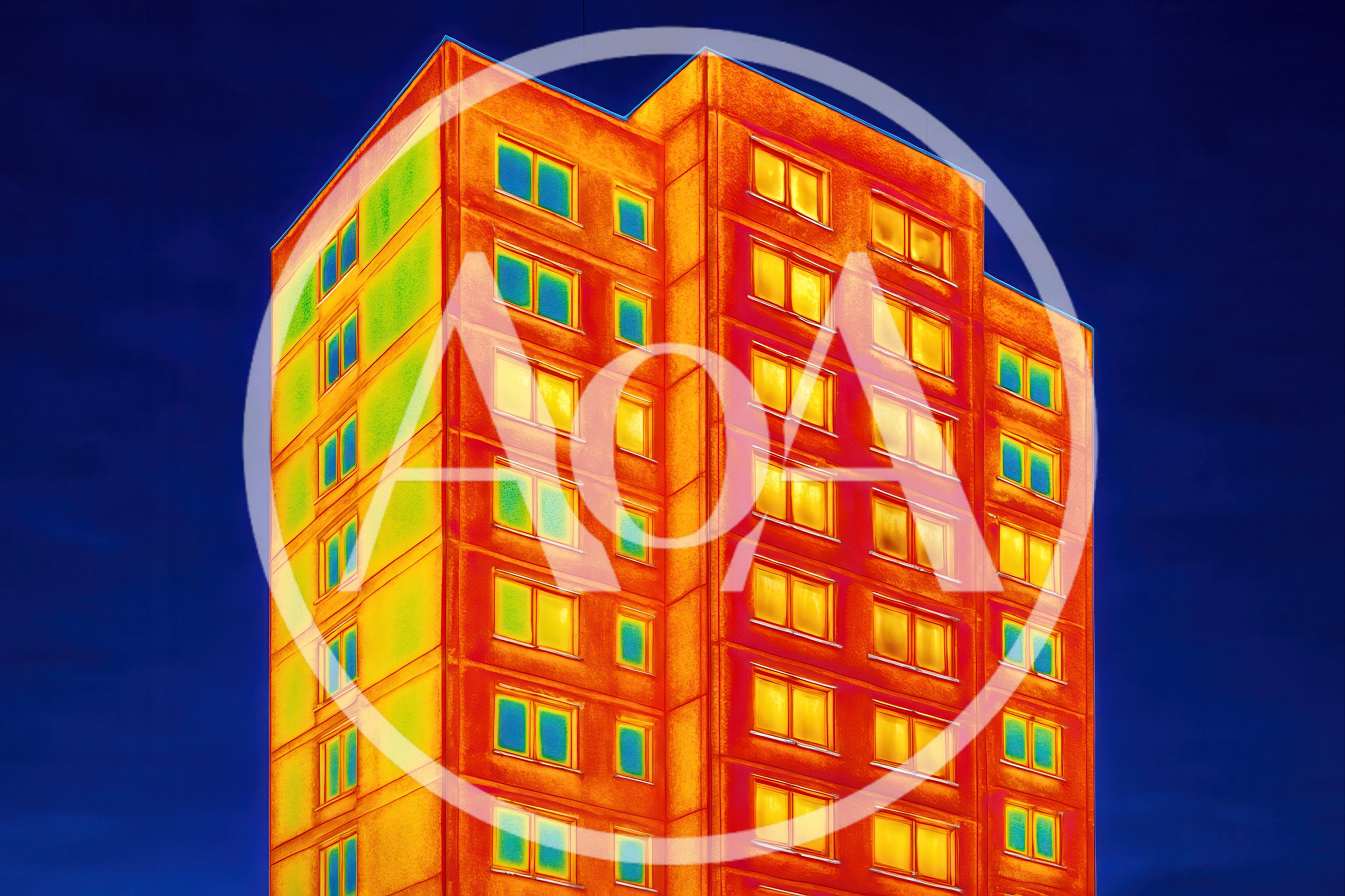Thermal Imaging Of A High Rise Apartment Building