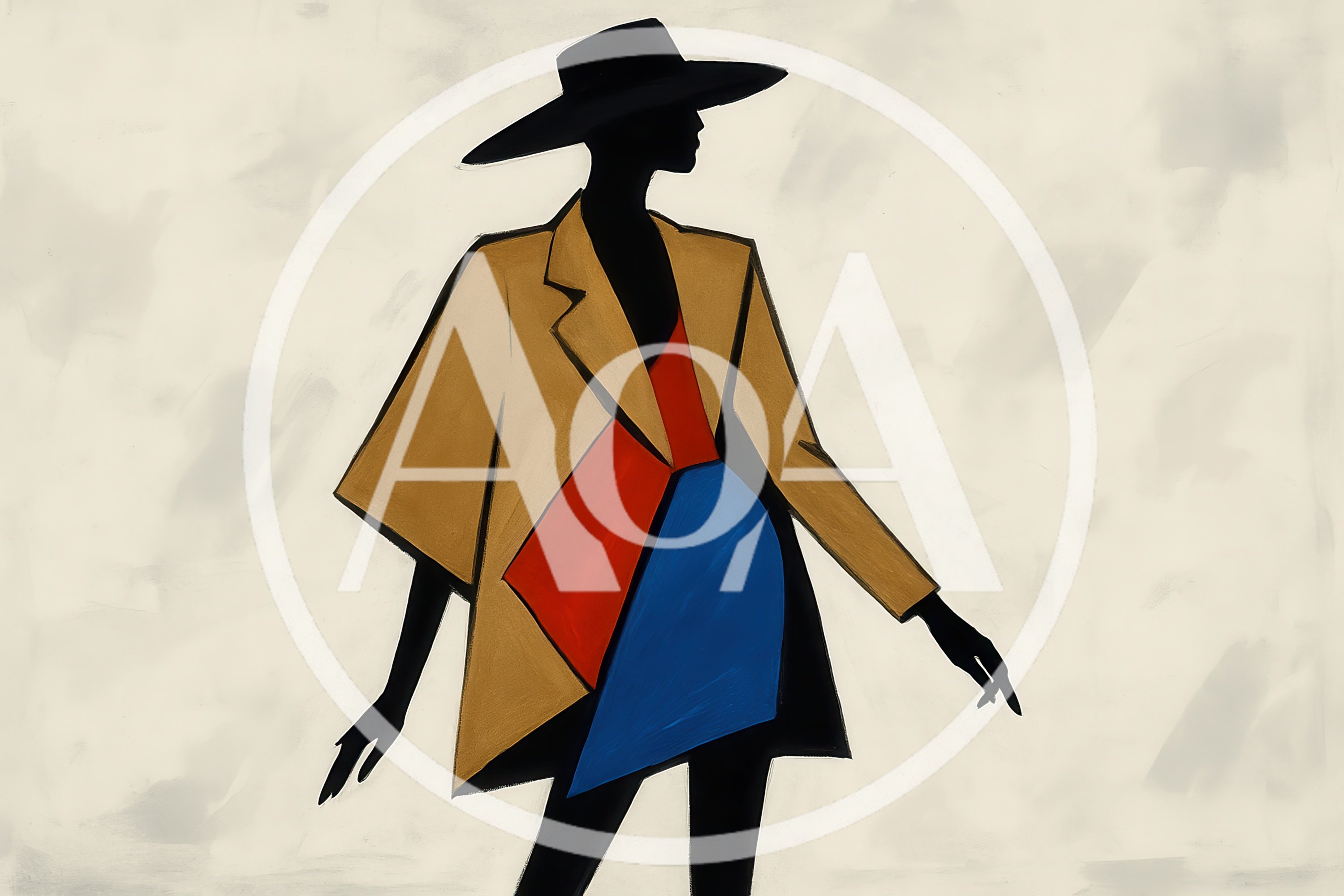 Fashion Illustration Of A Woman In A Stylish Outfit