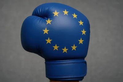 European Union Flag Boxing Glove