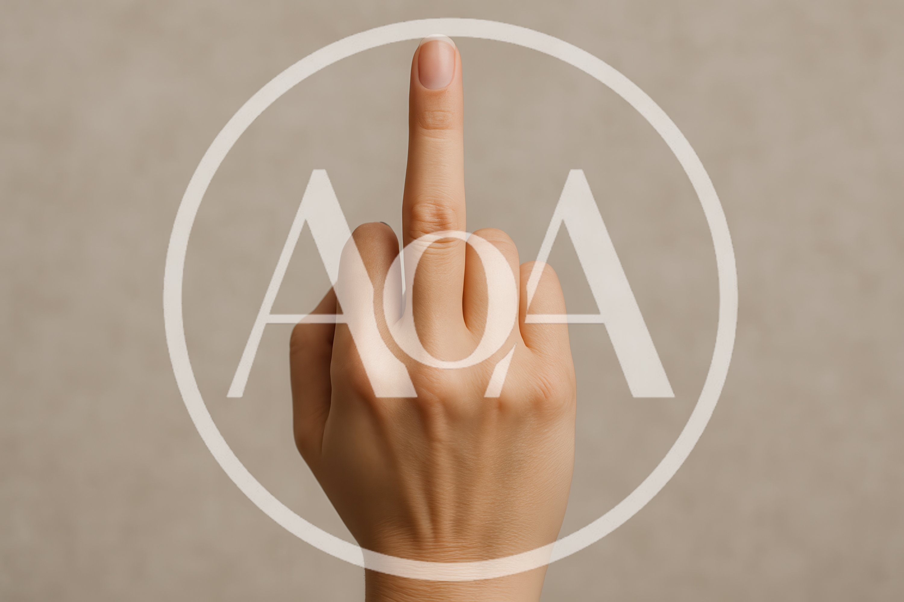 Hand Showing Middle Finger Gesture