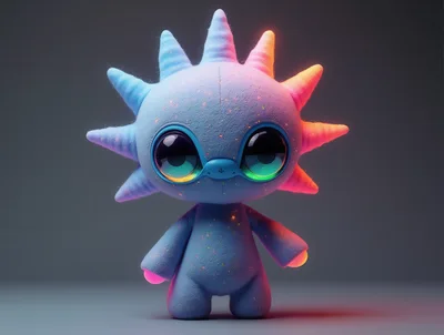 Cute Cosmic Alien Plush Toy Character