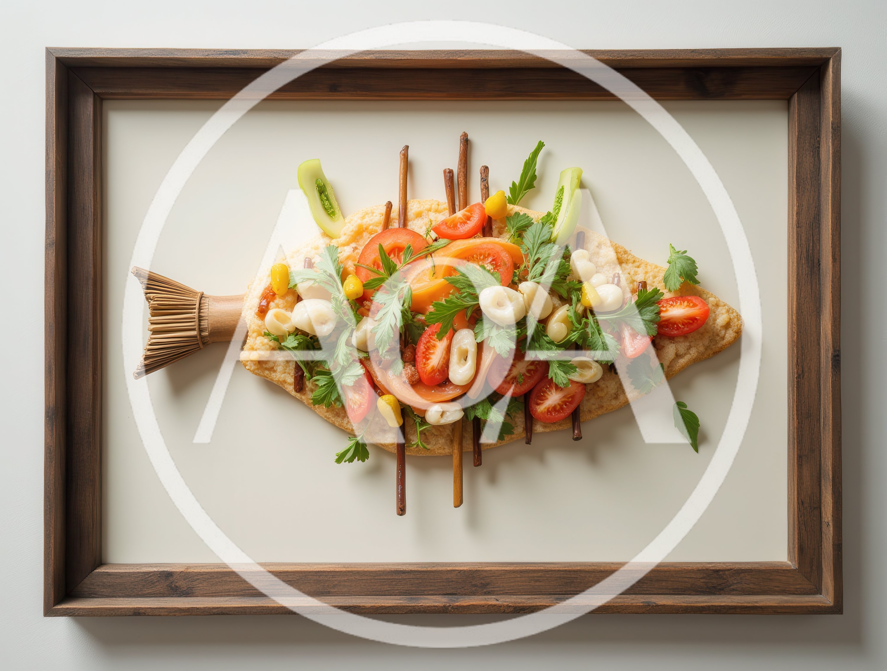 Creative Fish Shaped Food Art Platter