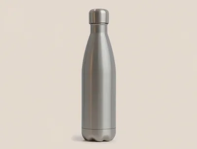 Metallic Stainless Steel Reusable Water Bottle
