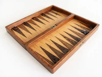 Wooden Backgammon Board Game Set
