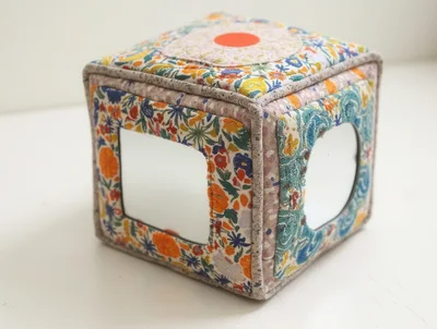 Soft Fabric Sensory Cube Toy For Infants
