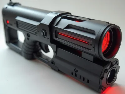 Futuristic Sci-Fi Energy Blaster Weapon