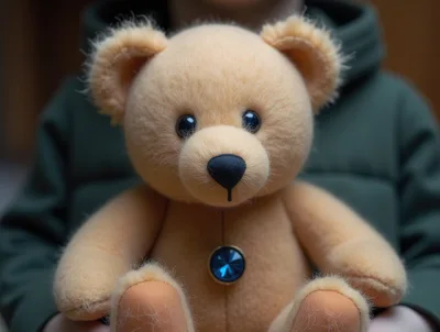 Close Up Of A Cute Teddy Bear