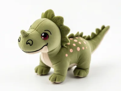 Cute Green Dinosaur Plush Toy