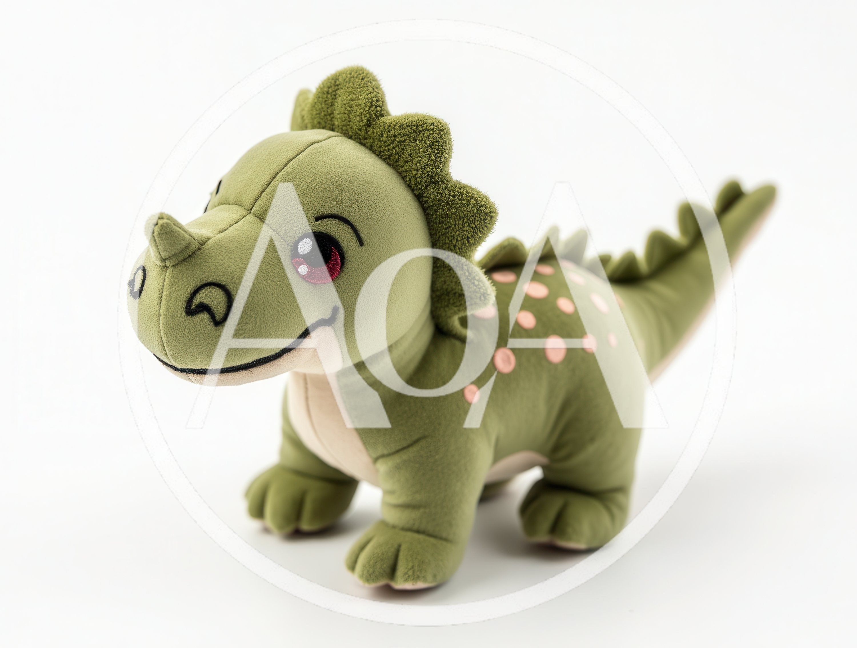 Cute Green Dinosaur Plush Toy